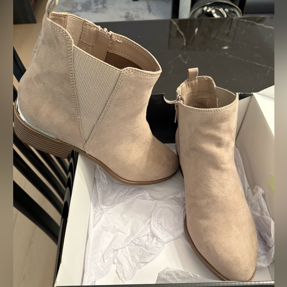 Torrid beige booties